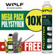 Montážní lepidlo (PUR) pistolové - na Polystyren - 10 ks MEGA PACK 750ml